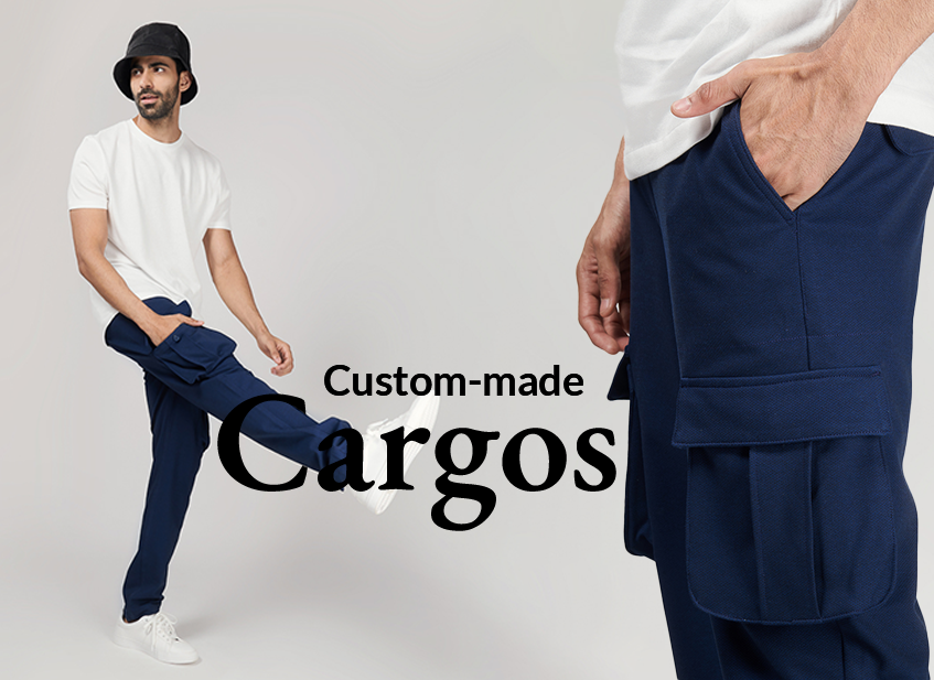 Custom made cargo deals pants