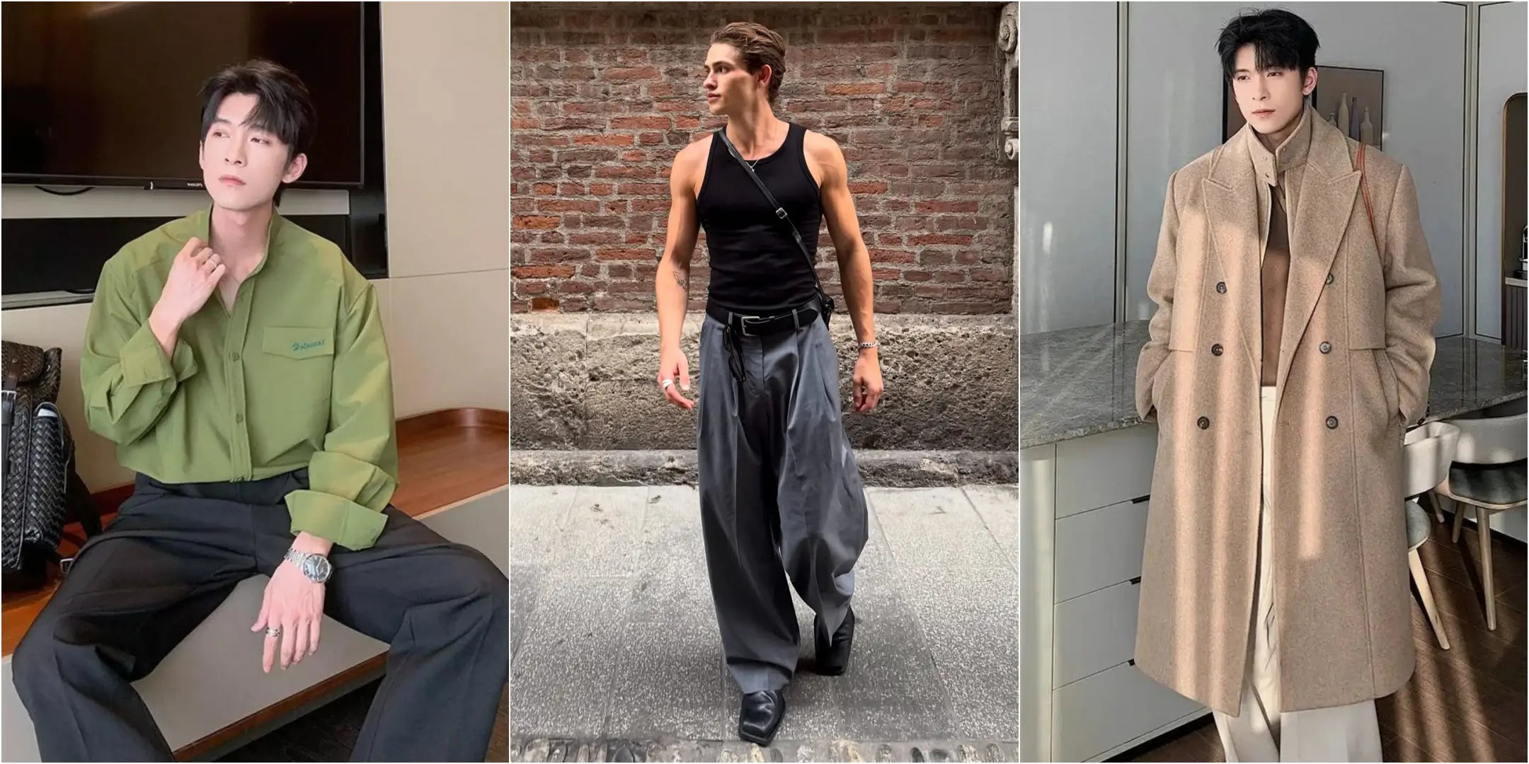 trendy korean pants outfit