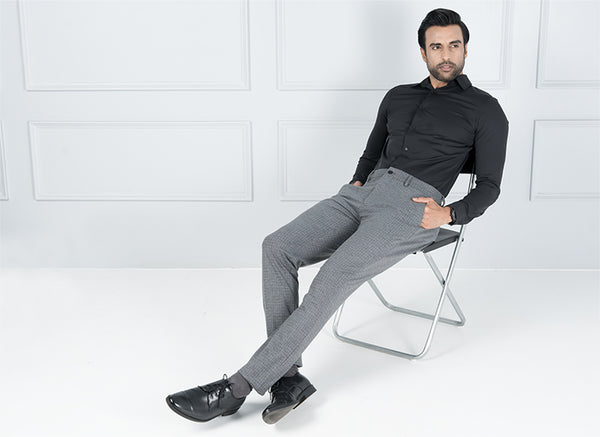 Grey Trousers for Men