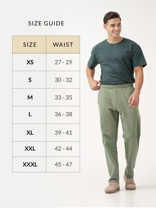 Backpacker Green Cotton Sweatpants