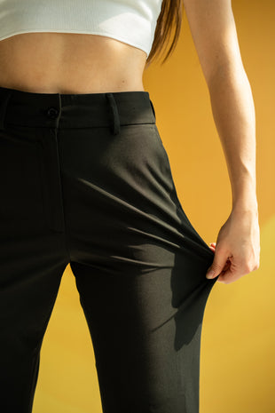 black pants