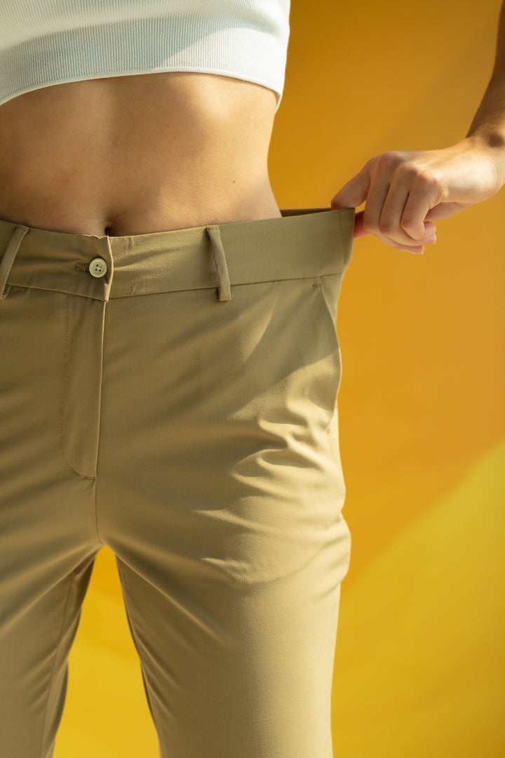camel coloured pants for women