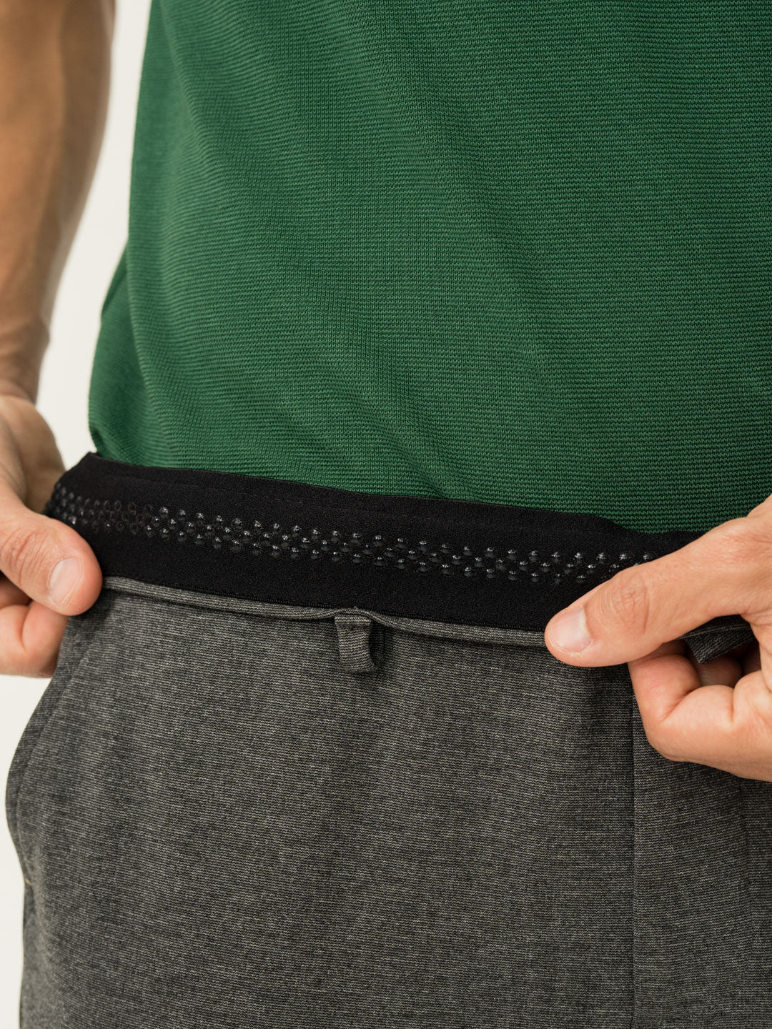 Dark Grey Slim Fit Power Stretch Pants