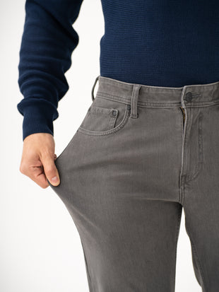Voyager Grey Pro-Stretch Relaxed Fit Jeans