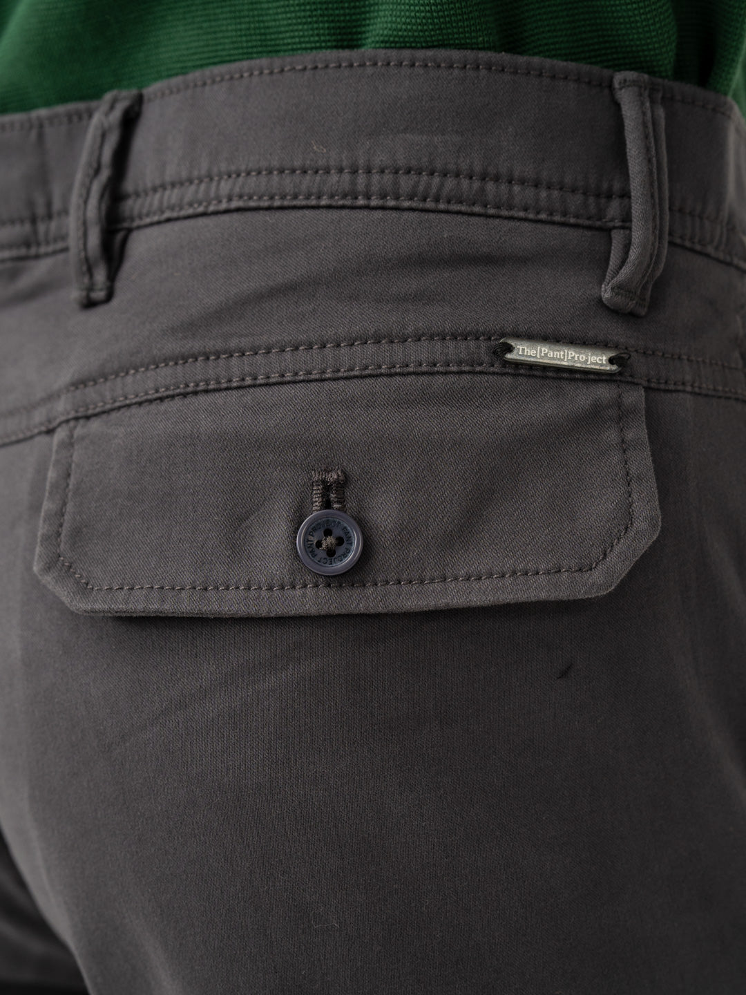 Cave Grey Slim Fit Stretch Cargo Pants