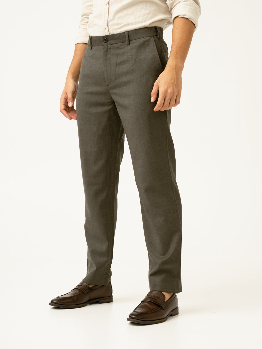 Turtle Olive Luxury Merino Wool Pants
