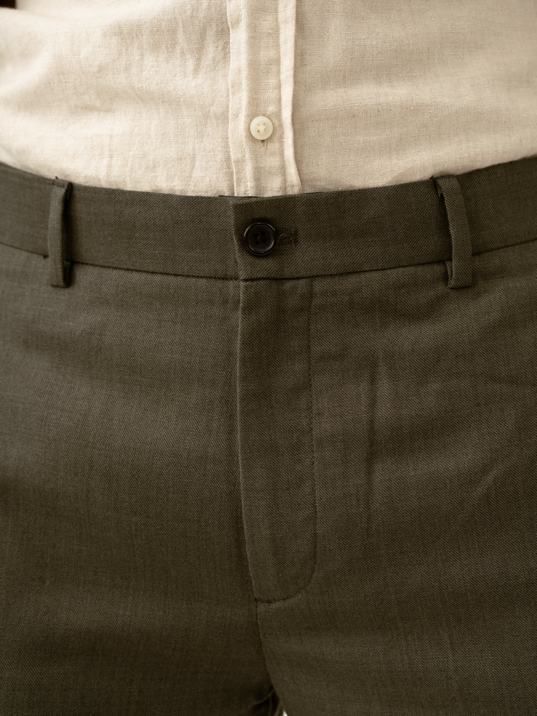 Turtle Olive Luxury Merino Wool Pants