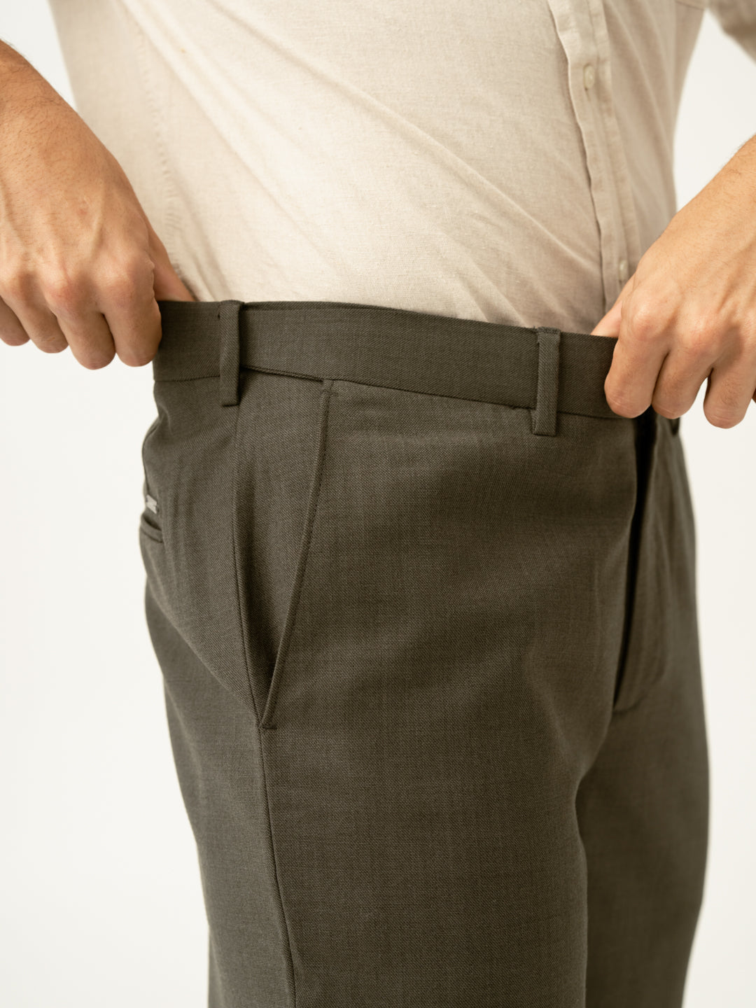 Turtle Olive Luxury Merino Wool Pants