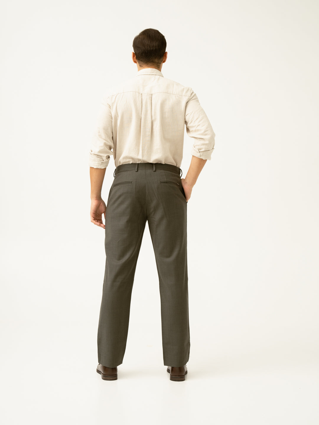 Turtle Olive Luxury Merino Wool Pants