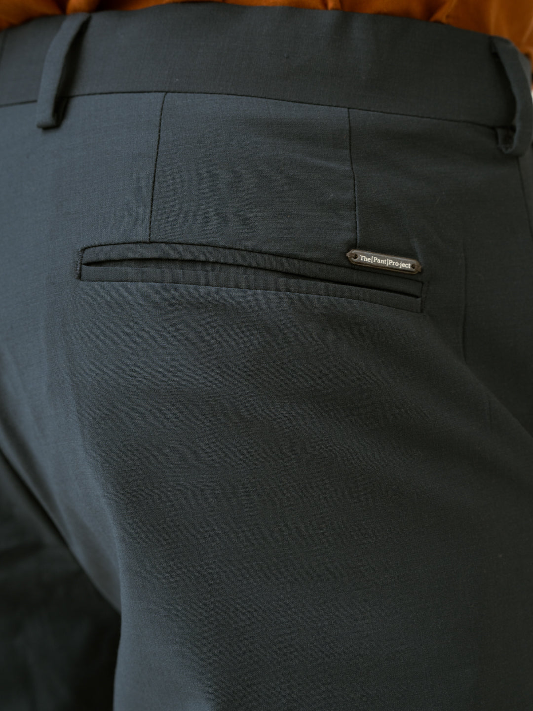 Bottle Green Merino Wool Pants