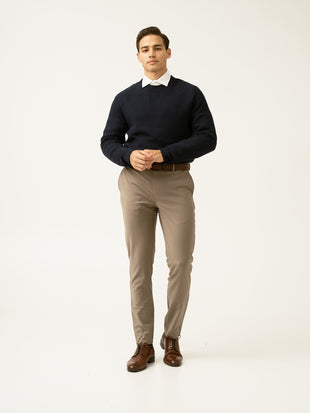 Oslo Olive Luxury Merino Wool Pants