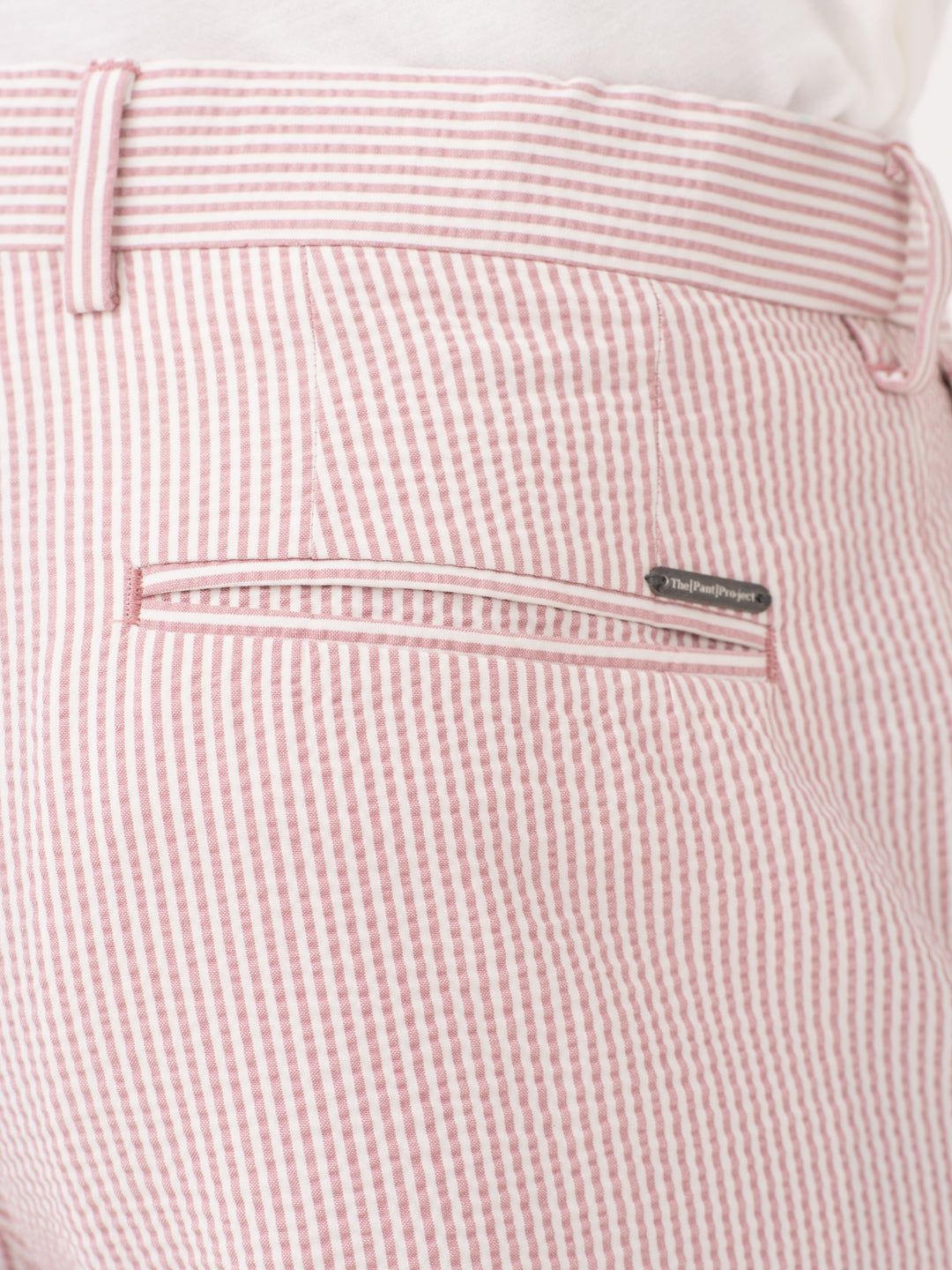 Romeo rouge stretchable trousers by pant project, highlighting the sleek design and comfortable fit.