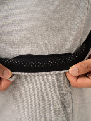 Neural Grey Twill Power-Stretch Pants