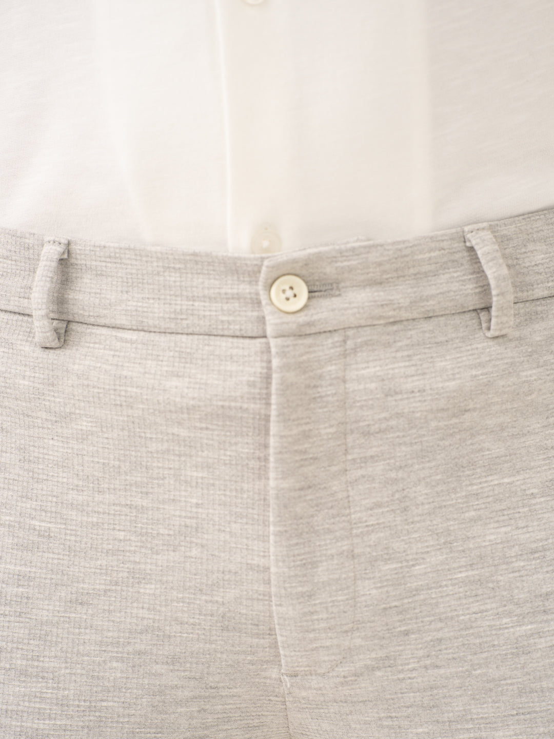 Static Grey Waffle Textured Power-Stretch Pants