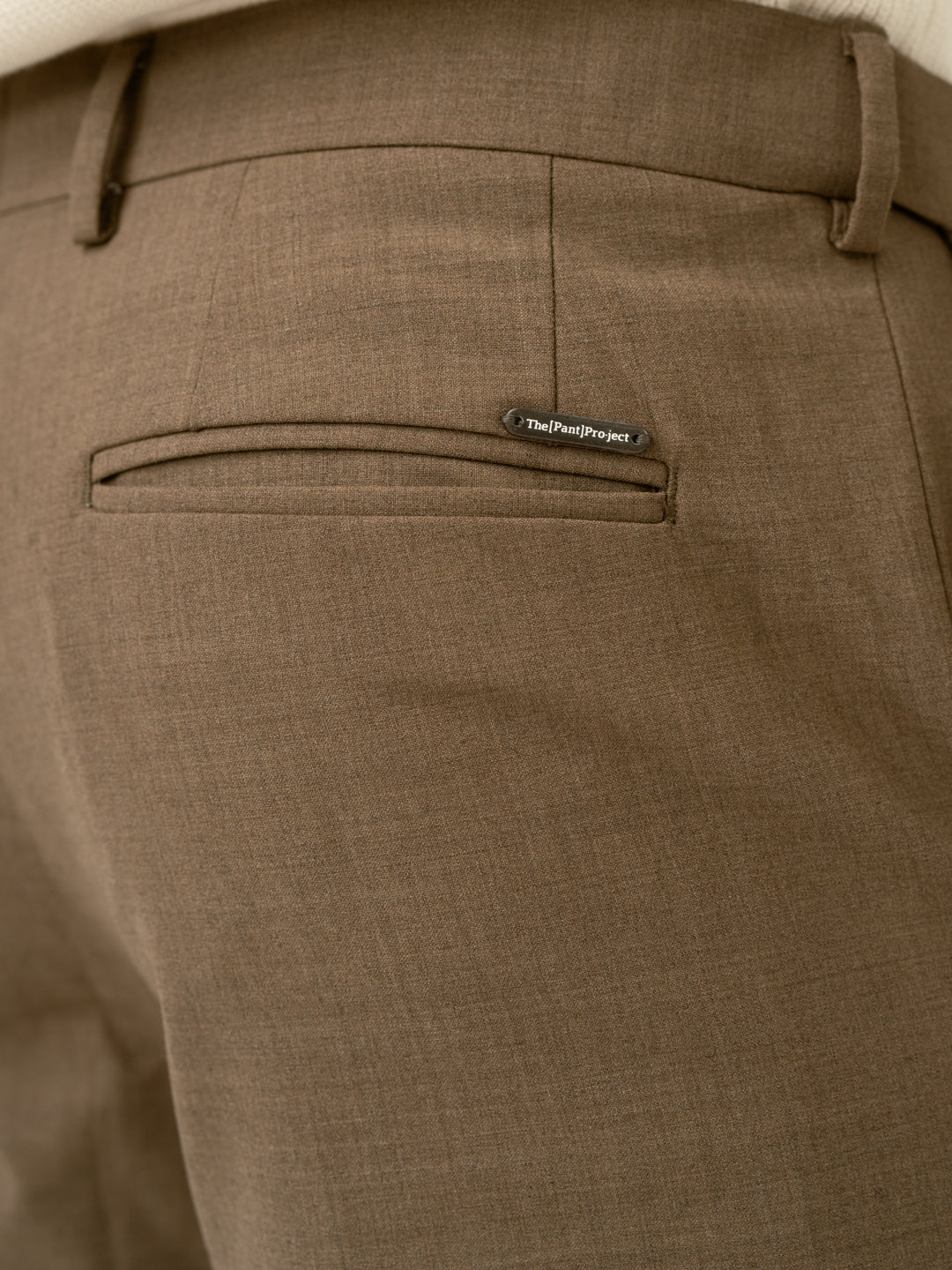 Boston Brown Melange Merino Wool Pants