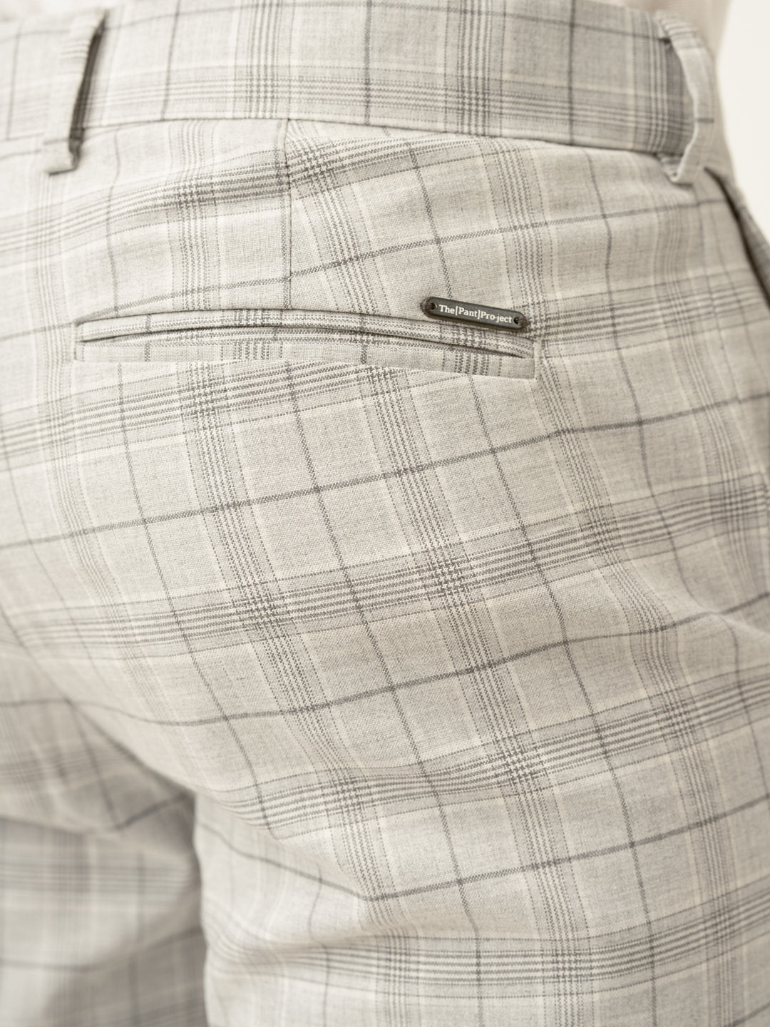 Native Grey Checks Formal Pants