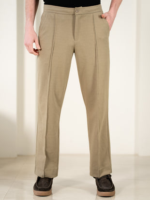 Hawk Khaki Relaxed Fit Power-Stretch Korean Pintuck Pants
