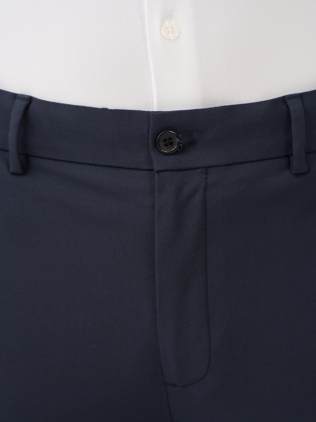 Kairo Navy Luxury Twill Relaxed Fit Stretch Formal Pants