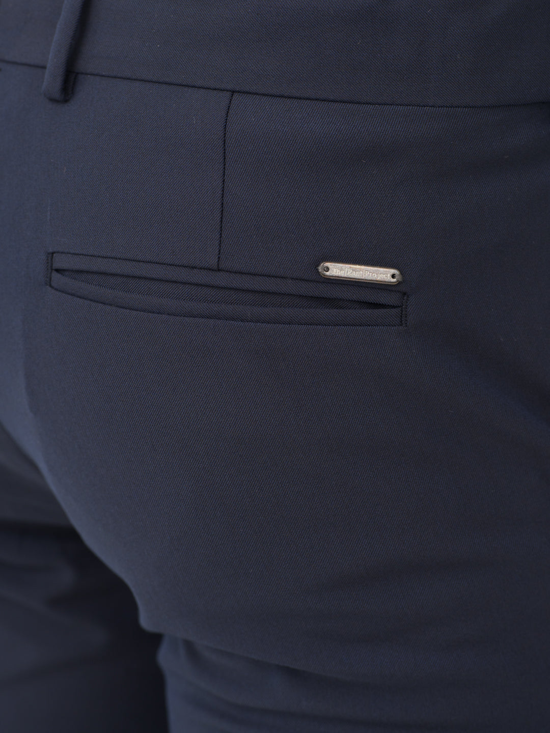 Kairo Navy Luxury Twill Relaxed Fit Stretch Formal Pants