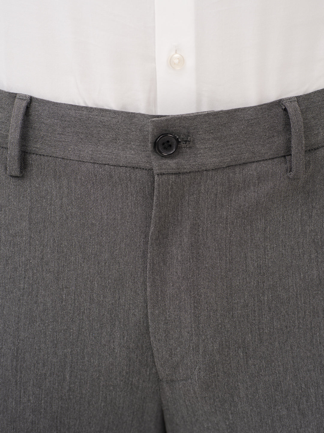 Thorne Grey Luxury Twill Relaxed Fit Stretch Formal Pants