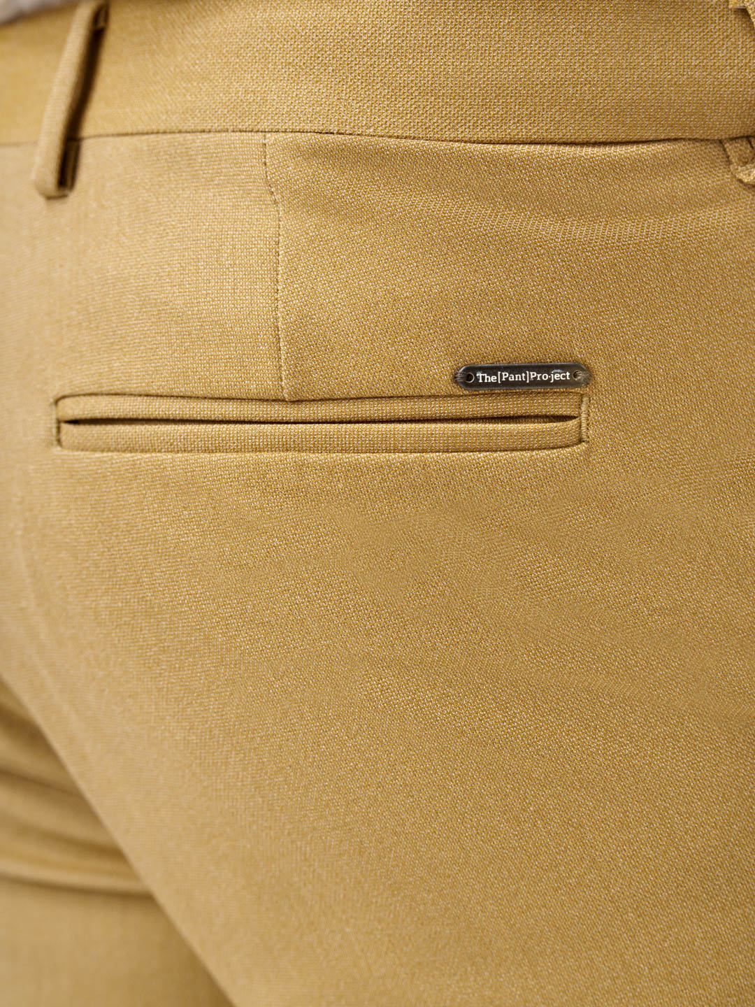 Khaki Textured All Weather Stretch Pants