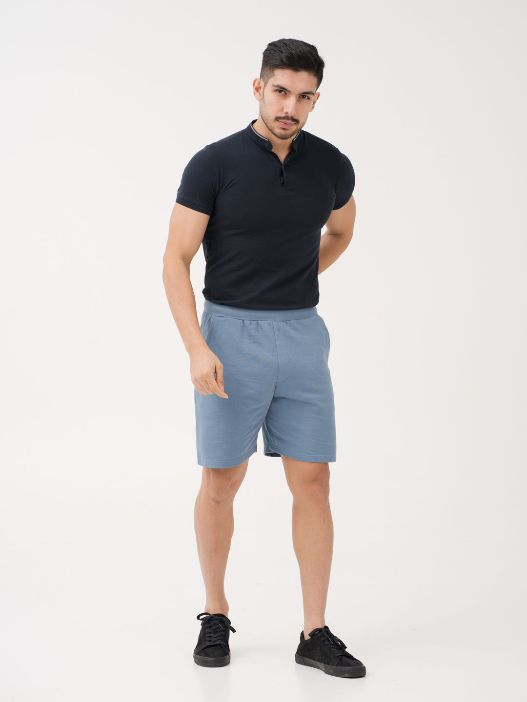 Poolside Blue Relaxed Fit Sweatshorts