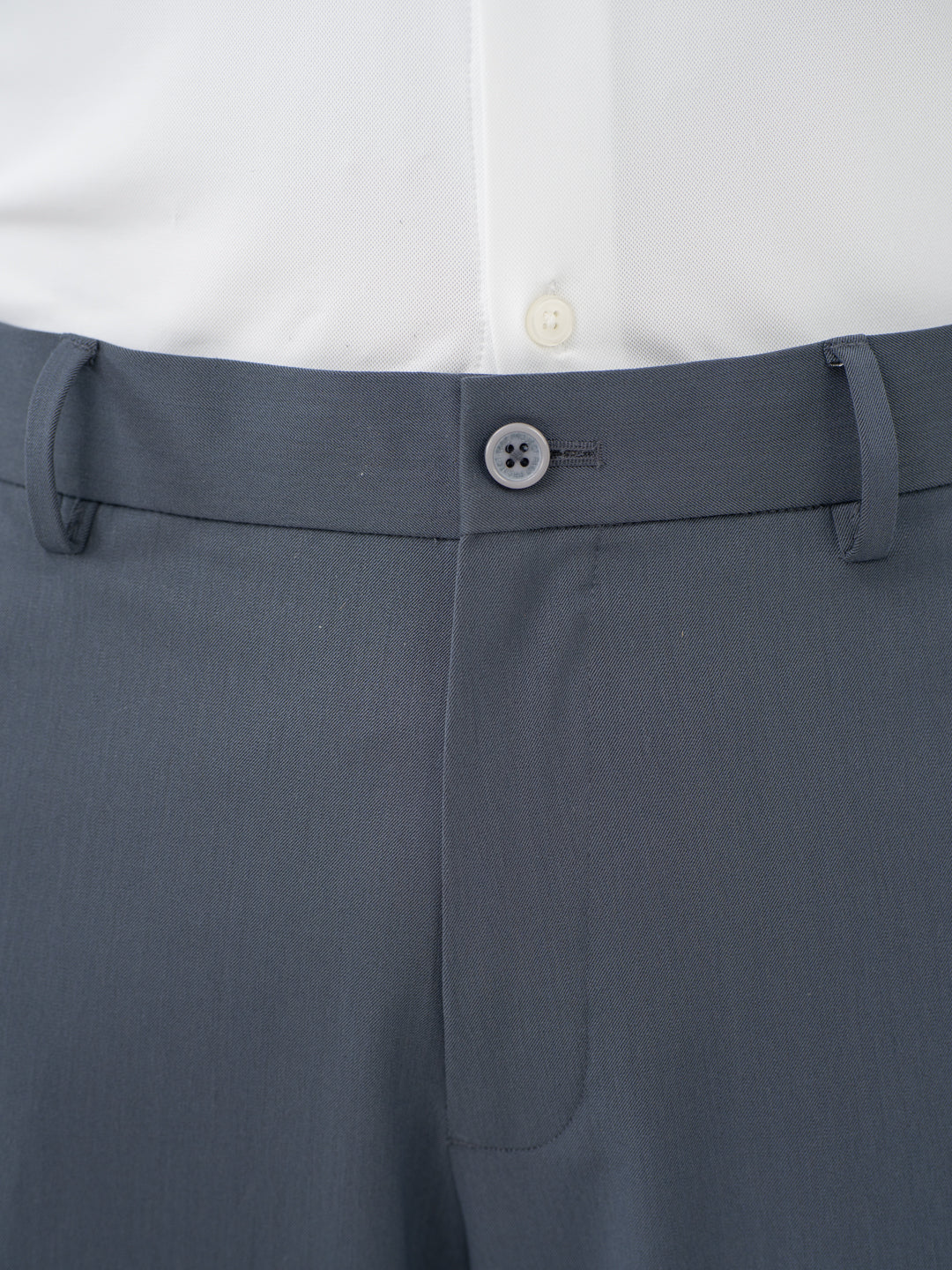 Thunder Grey Water Repellent Relaxed Fit Stretch Formal Pants