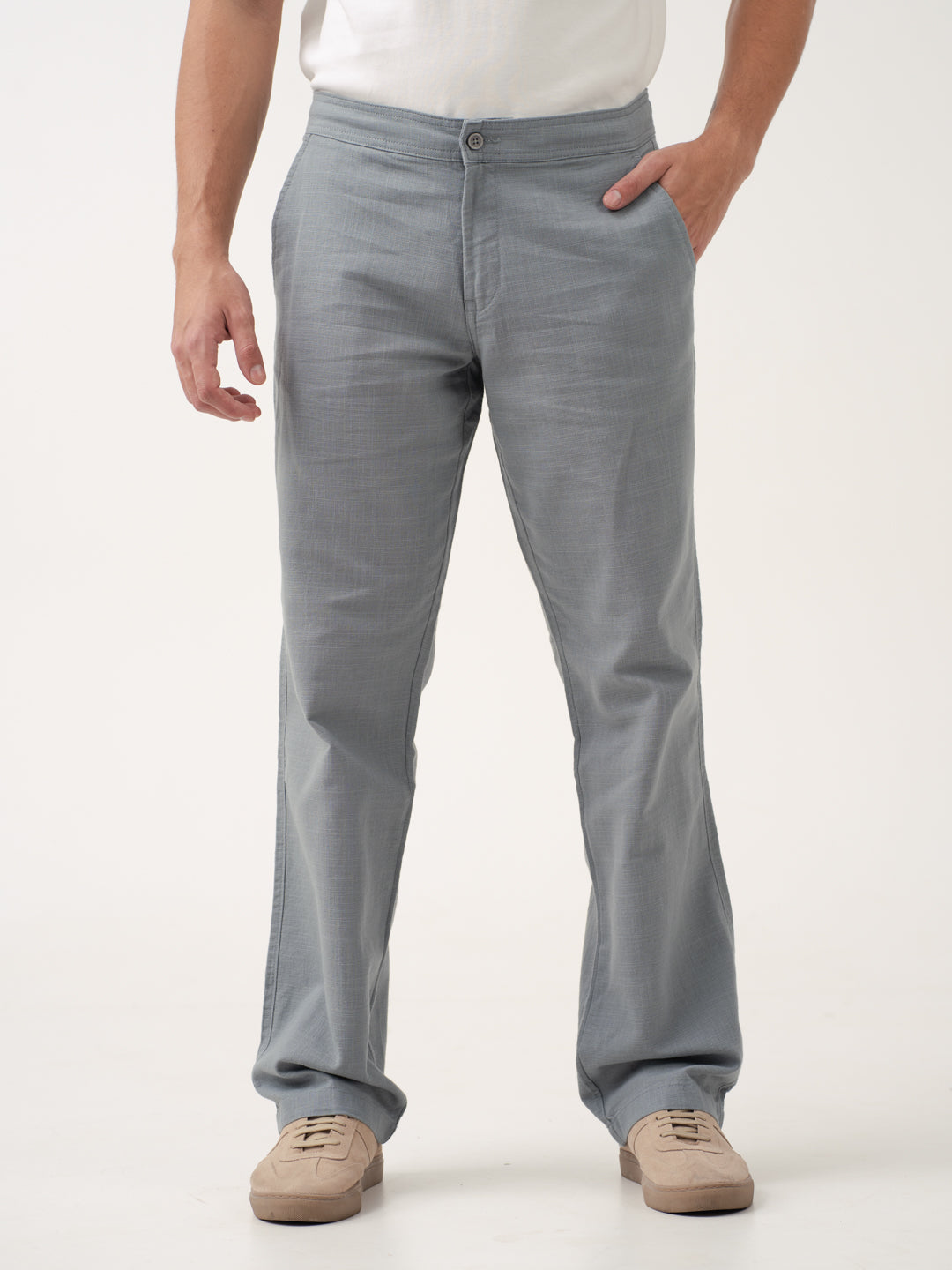 Bay Blue All Day Lounge Cotton Pants