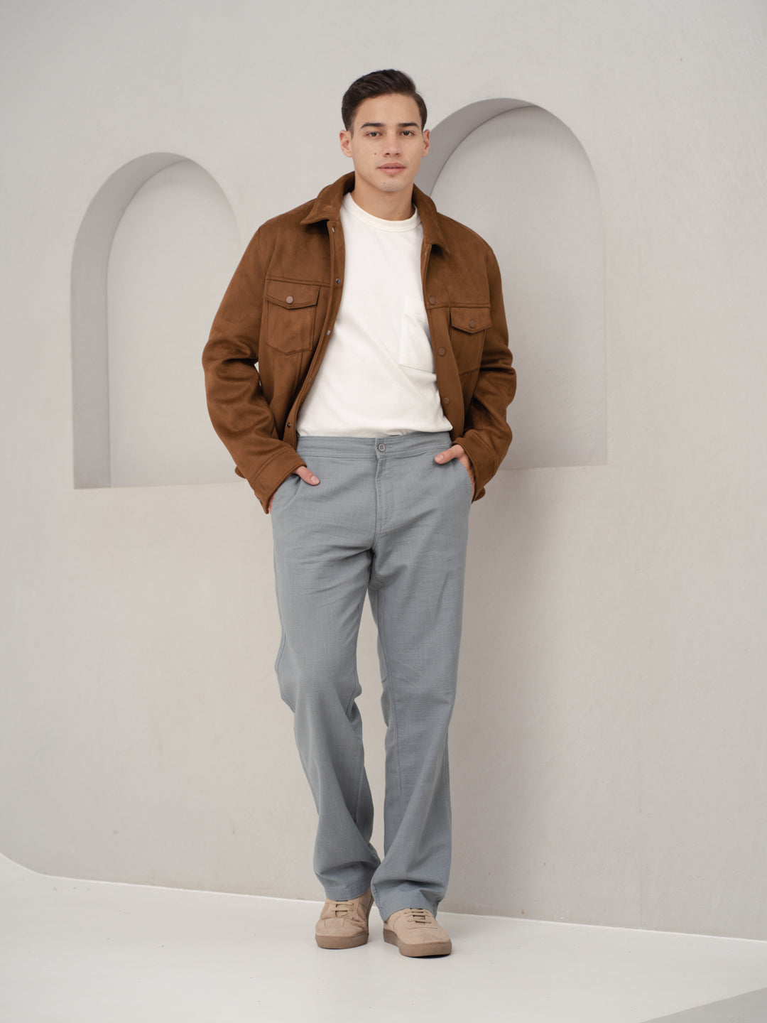 Bay Blue All Day Lounge Cotton Pants