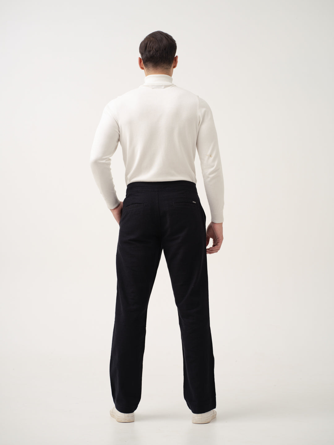 Belvidere Black All Day Lounge Cotton Pants