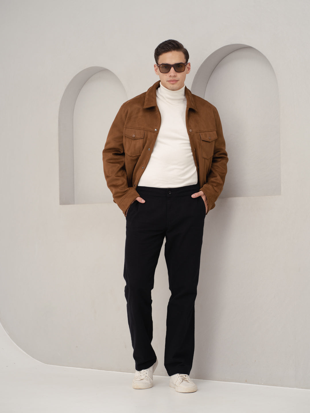 Belvidere Black All Day Lounge Cotton Pants
