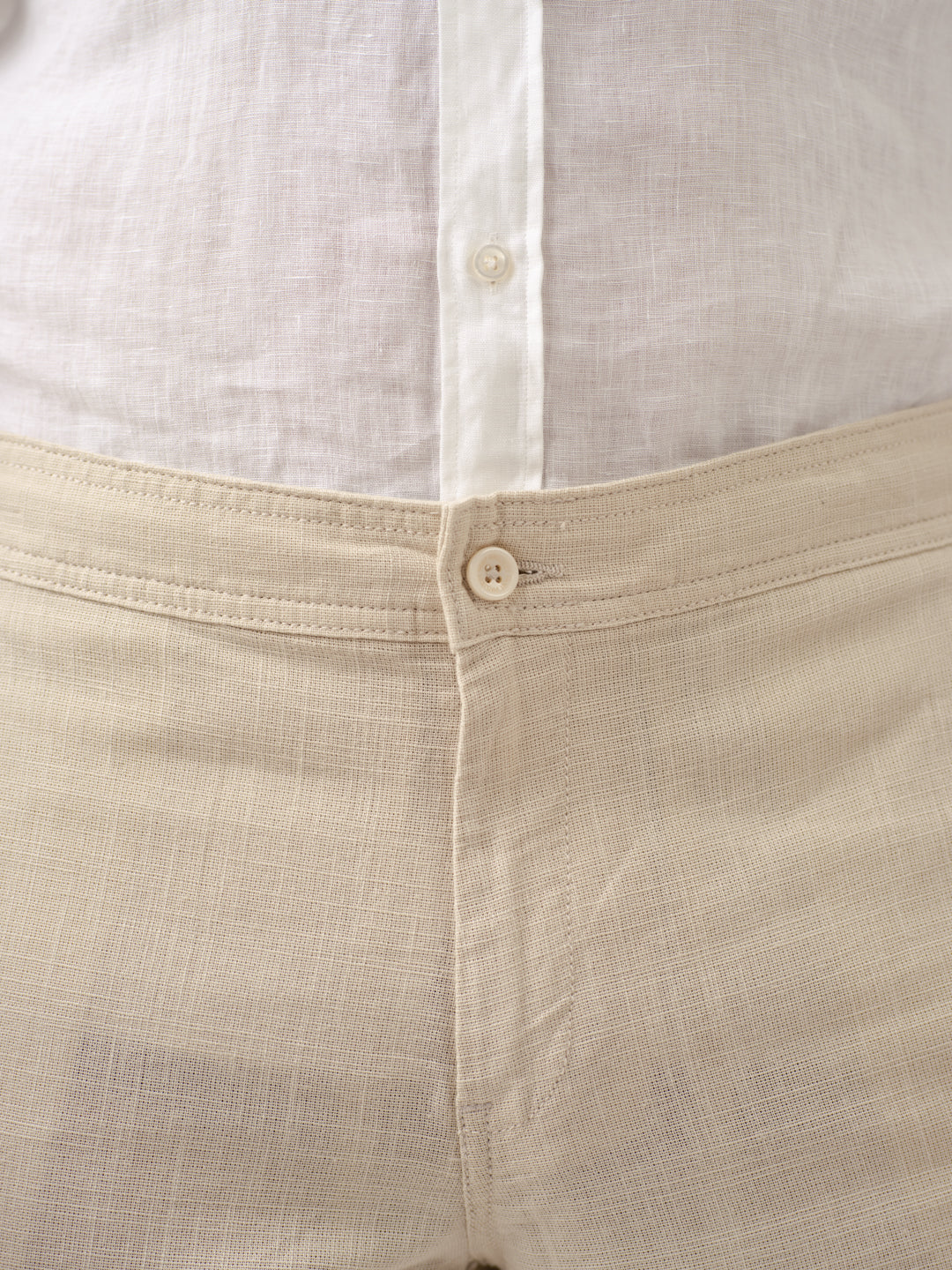 Bondi Beige All Day Lounge Cotton Pants