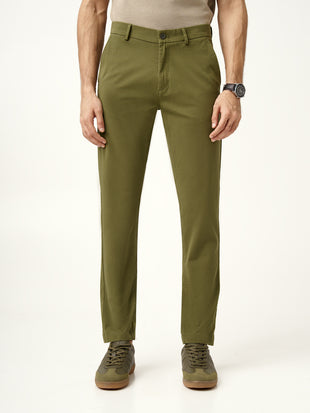 Herb Olive Stretch Chinos