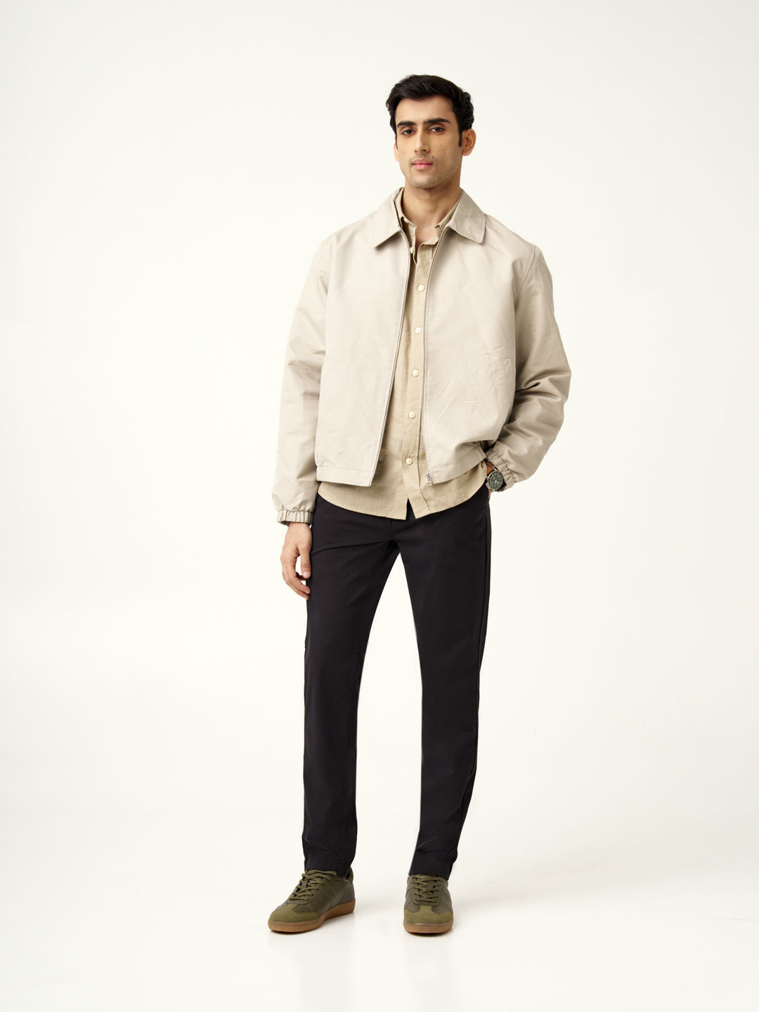 Black Shadow Stretch Chinos
