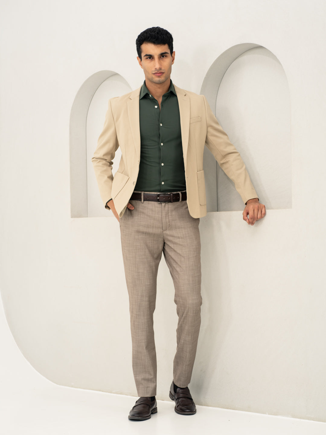 Granola Brown Business Casual Pants