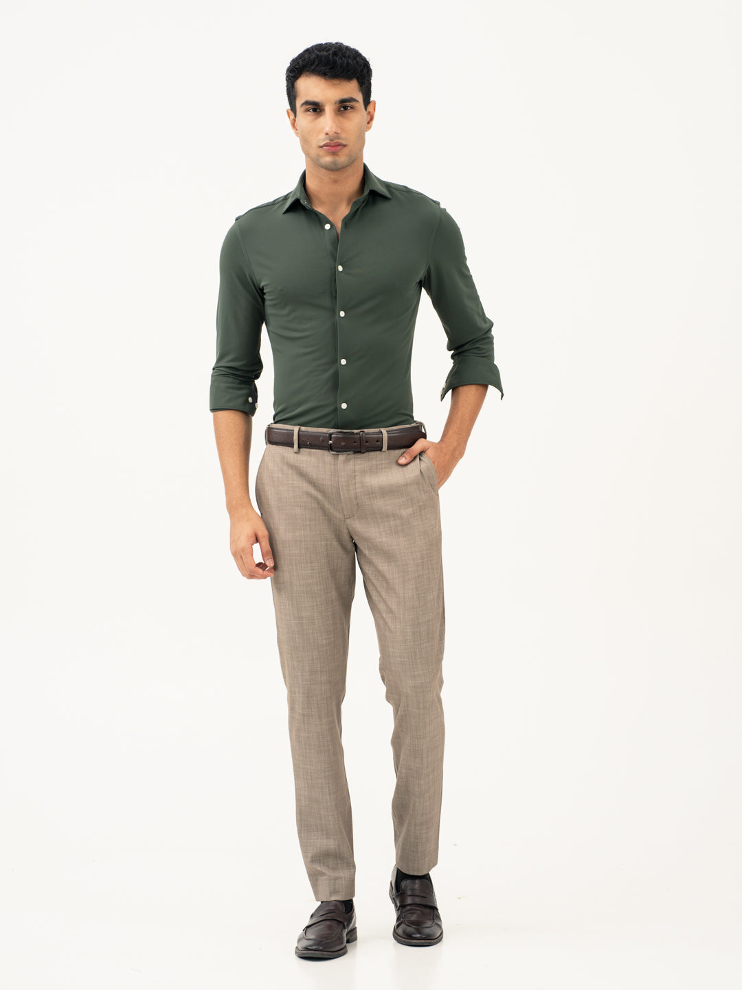 Granola Brown Business Casual Pants