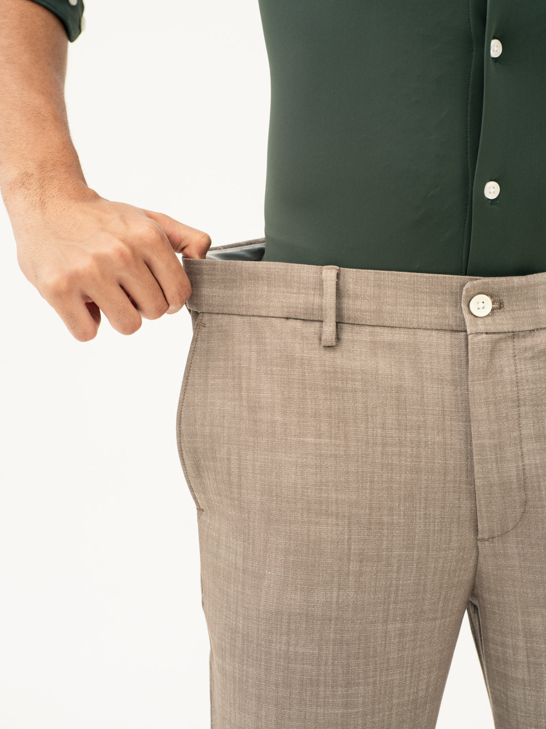 Granola Brown Business Casual Pants