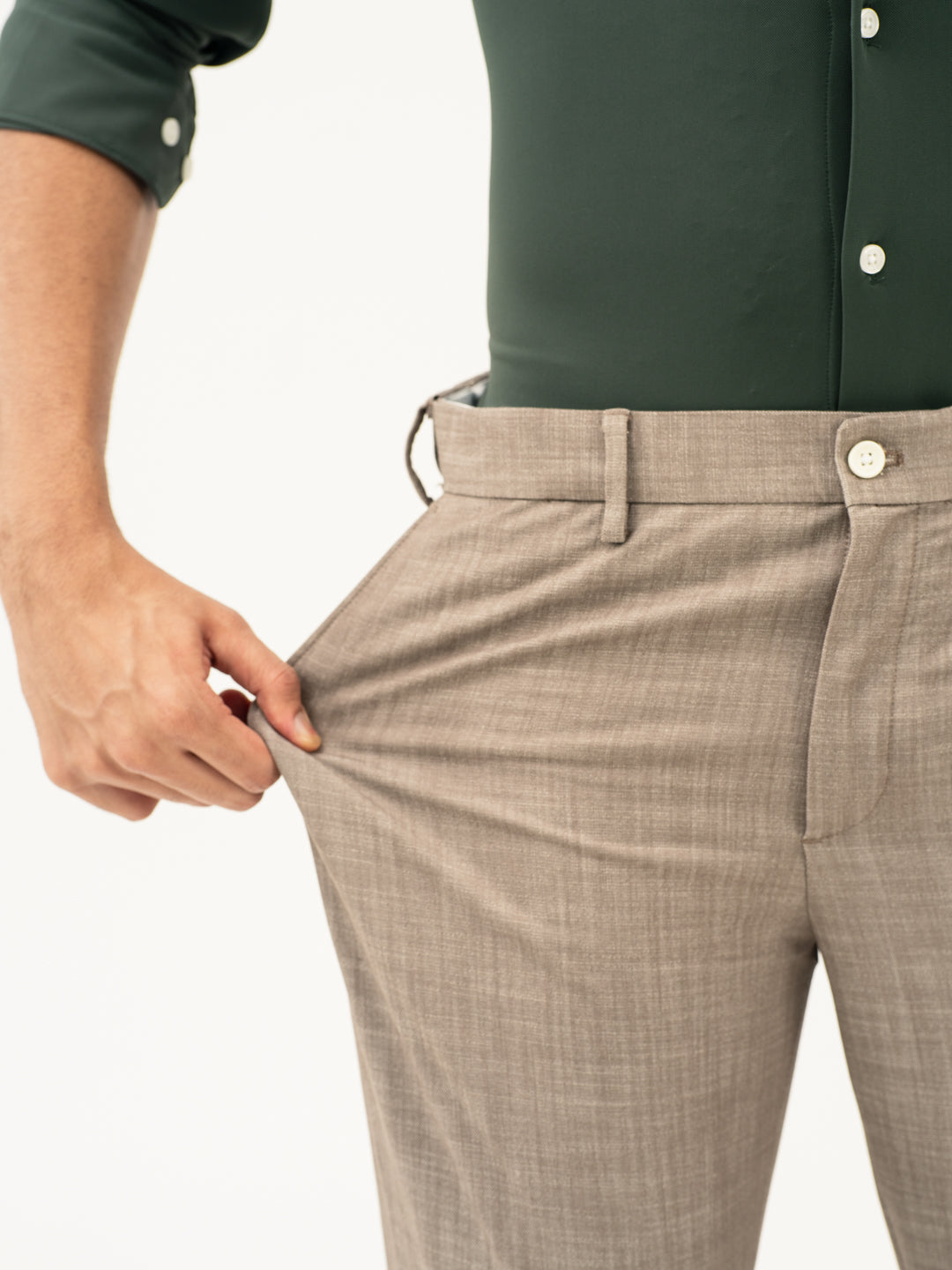 Granola Brown Business Casual Pants