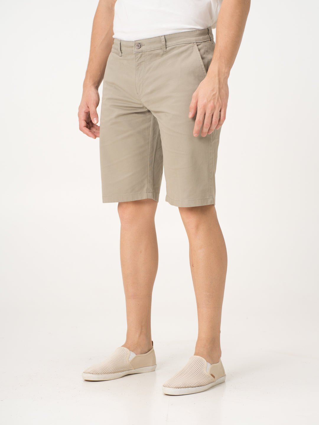 Klimt Khaki Stretch Chino Shorts
