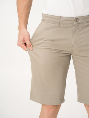 Klimt Khaki Stretch Chino Shorts