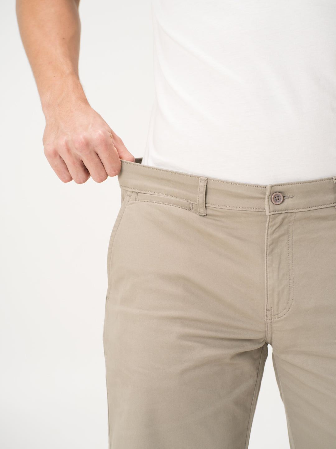 Klimt Khaki Stretch Chino Shorts
