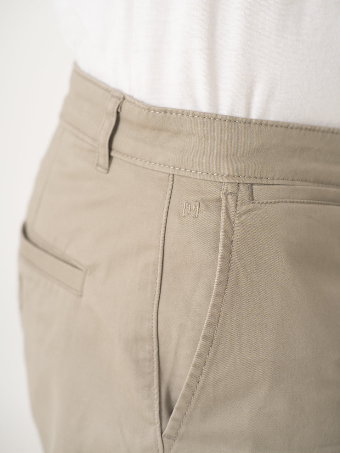 Klimt Khaki Stretch Chino Shorts