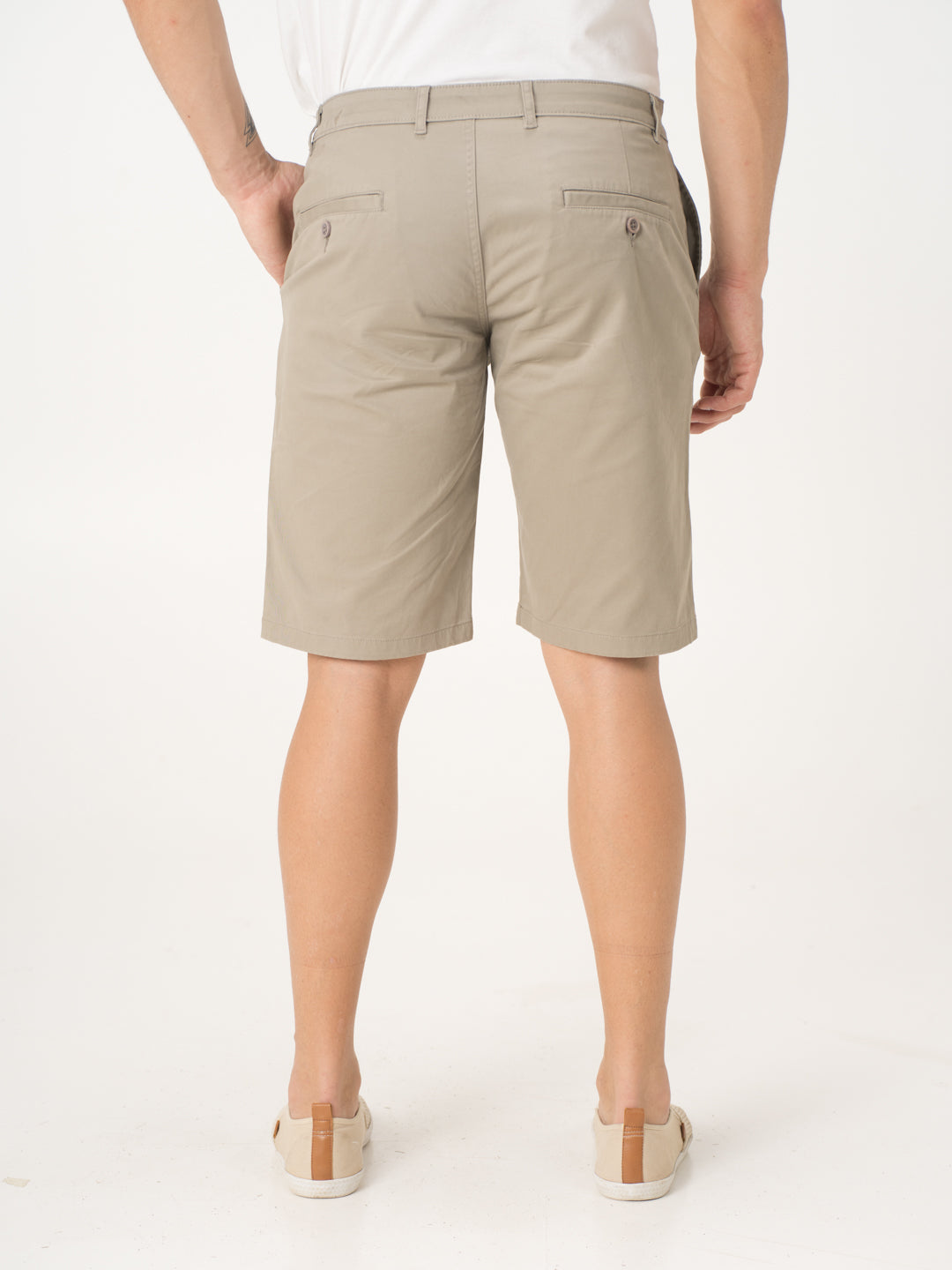 Klimt Khaki Stretch Chino Shorts