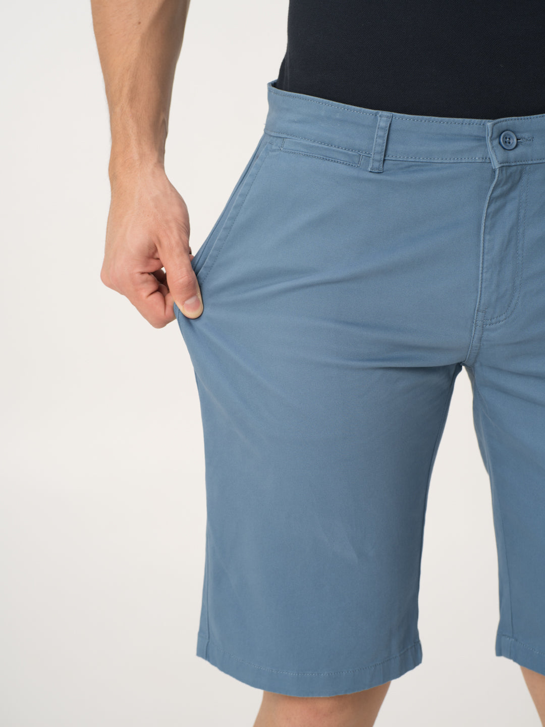 Freeda Blue Chino Shorts