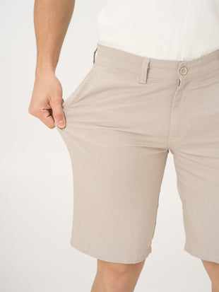 Sesame Beige Chino Shorts