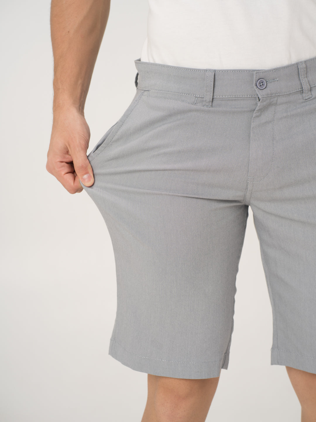 Heather Grey Chino Shorts