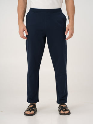 Cosmic Navy Cotton Sweatpants