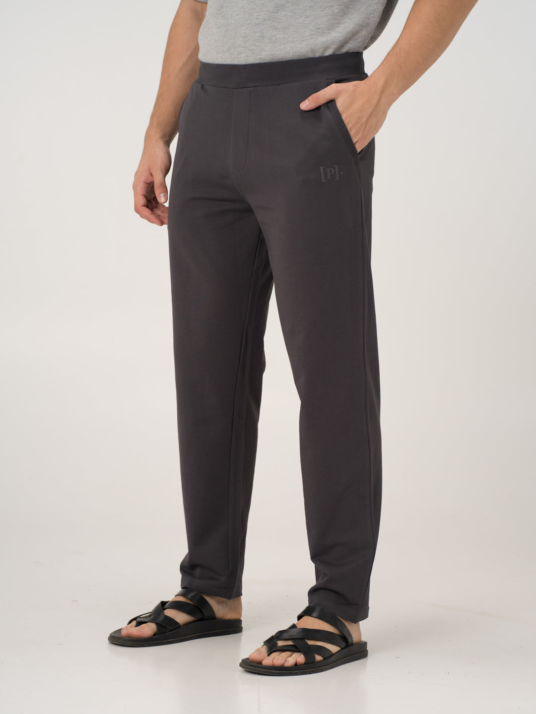 Thunderstorm Grey Cotton Sweatpants