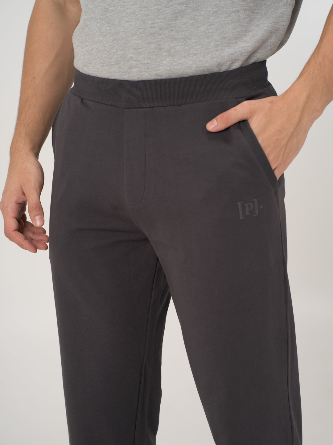 Thunderstorm Grey Cotton Sweatpants