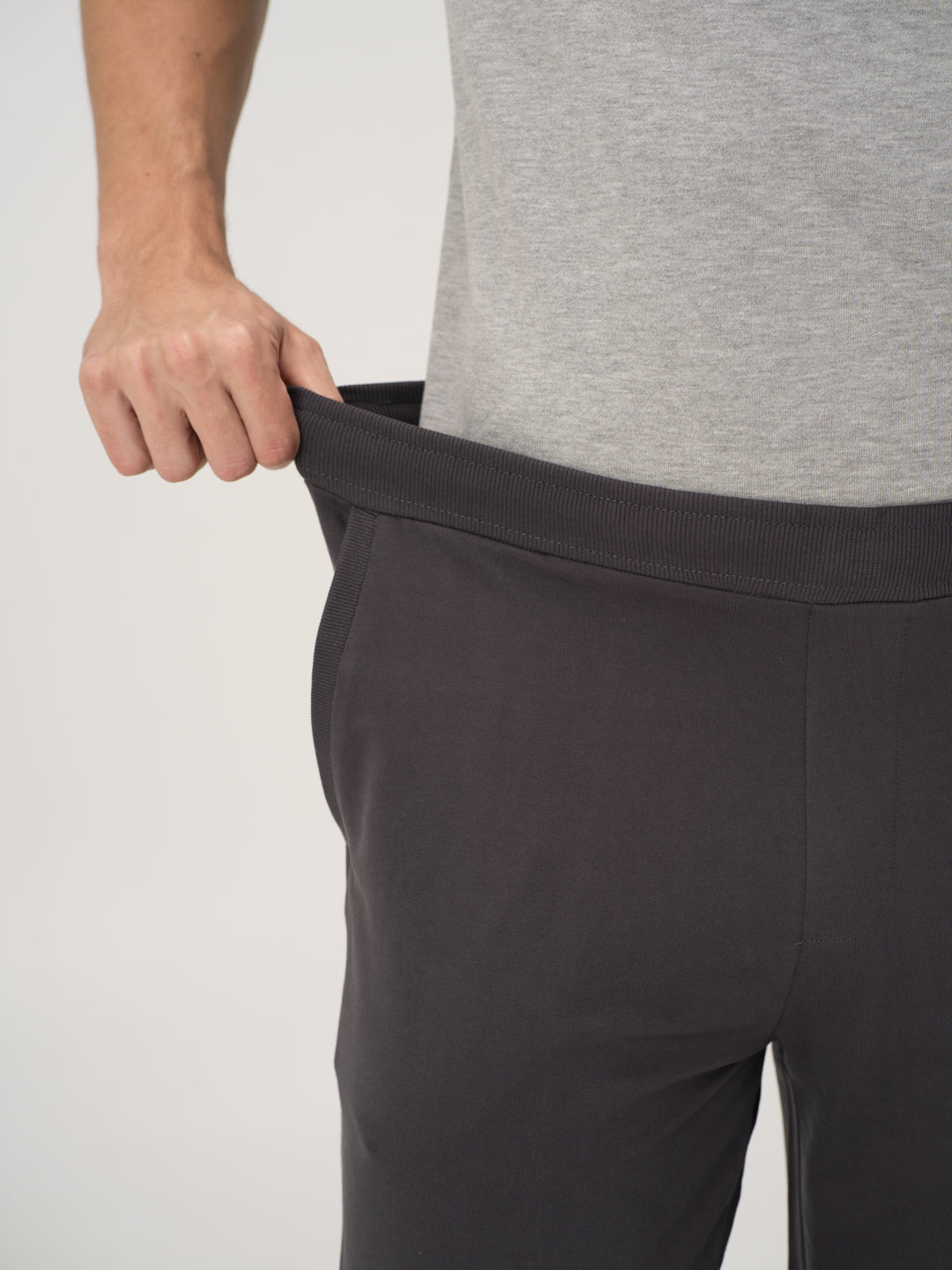 Thunderstorm Grey Cotton Sweatpants